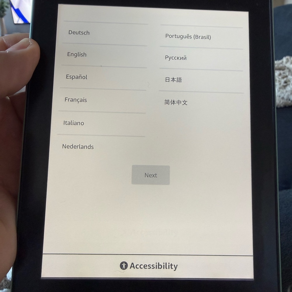 Sleek Kindle Paperwhite 10th Generation